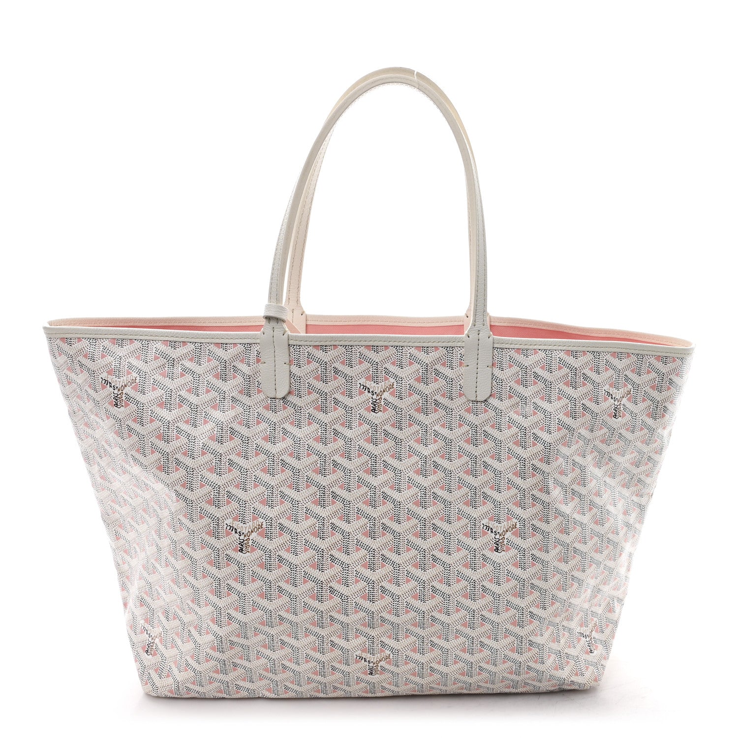 Goyard Goyardine Saint Louis Claire Voie PM White Pink 1 of 11