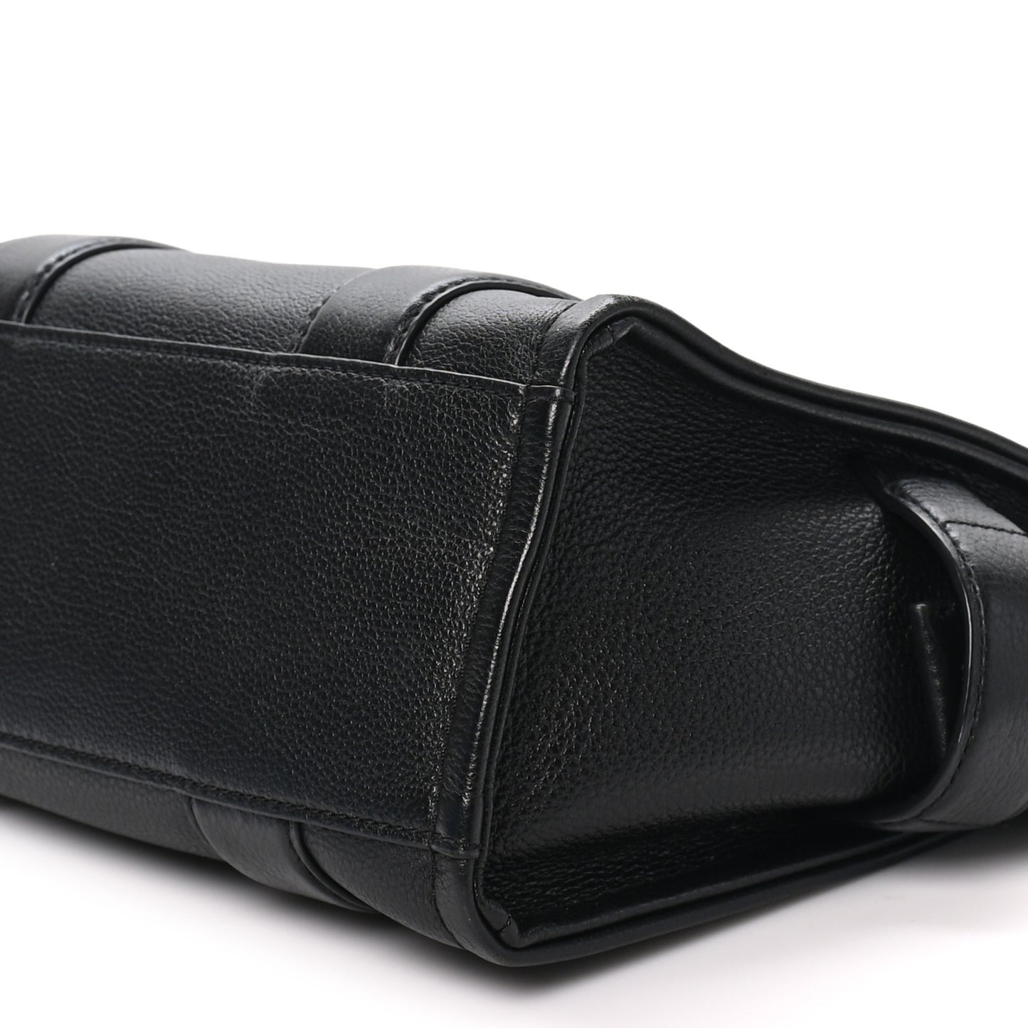 Grained Calfskin Small The Tote Bag Black