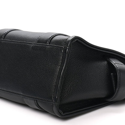 Marc Jacobs Grained Calfskin Small The Tote Bag Black 9 of 9
