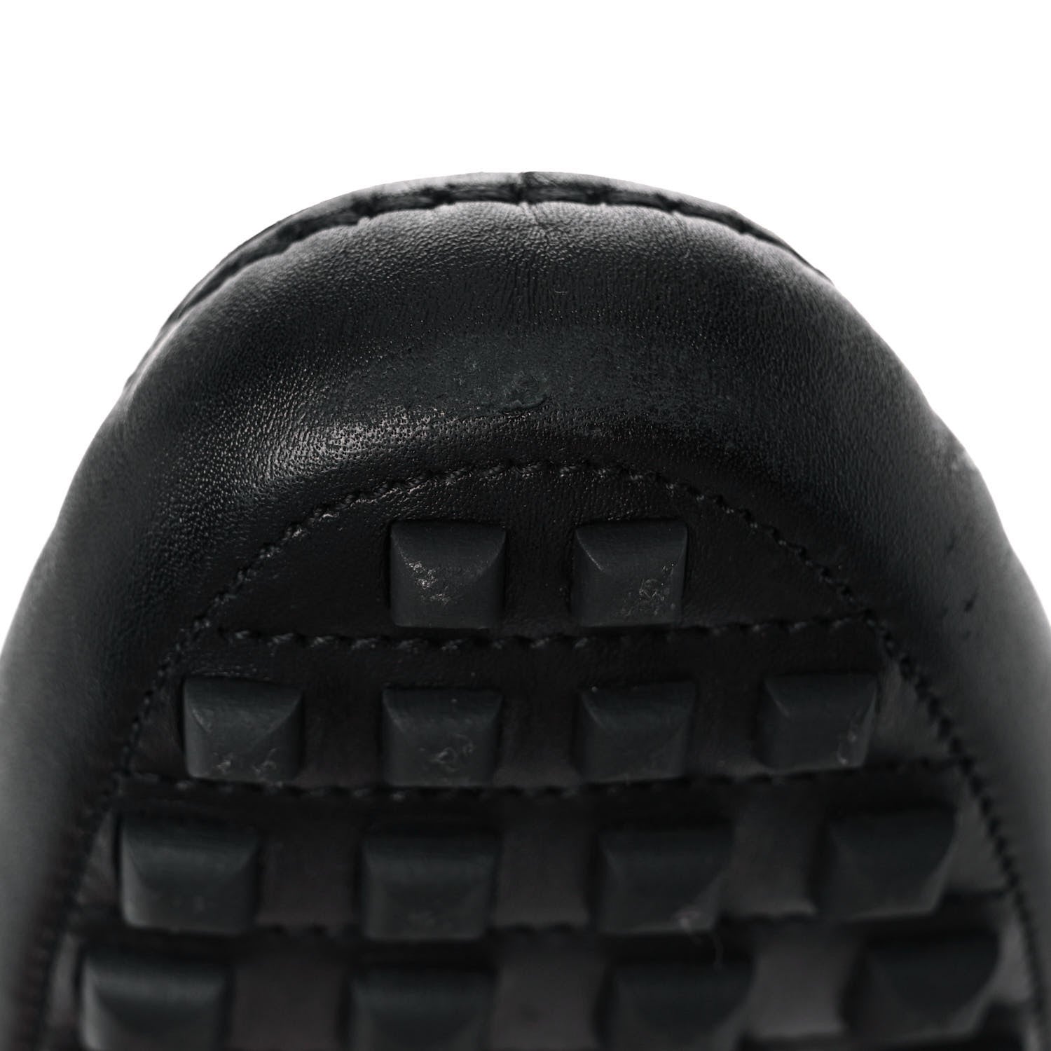 Hermes Supple Calfskin Mens Irving Driving Moccasin Loafers 40 Black 10 of 11