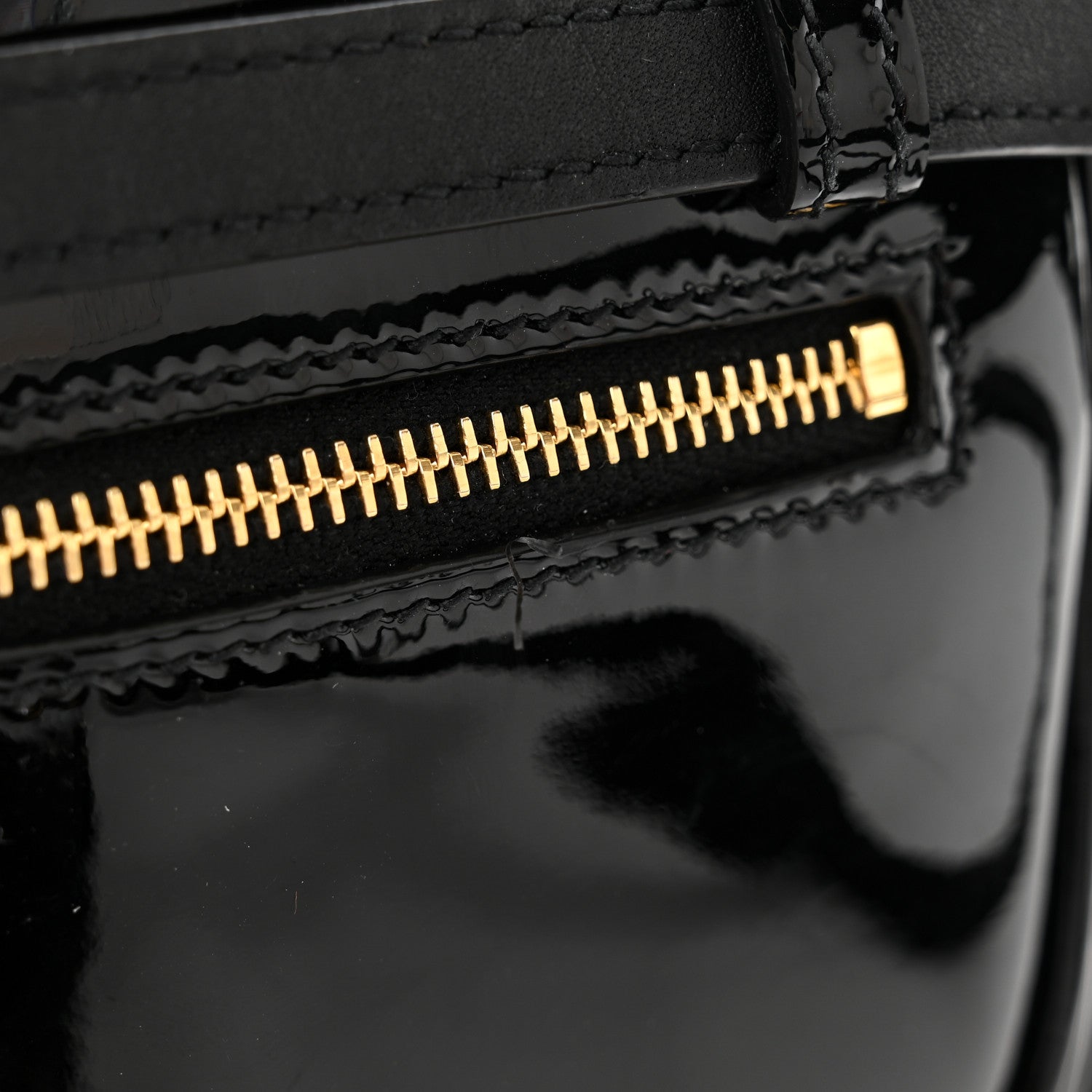 Saint Laurent Patent Matelasse Monogram Lou Belt Bag Black 11 of 12