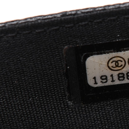 Chanel Caviar Timeless CC Wallet On Chain WOC Black 10 of 15