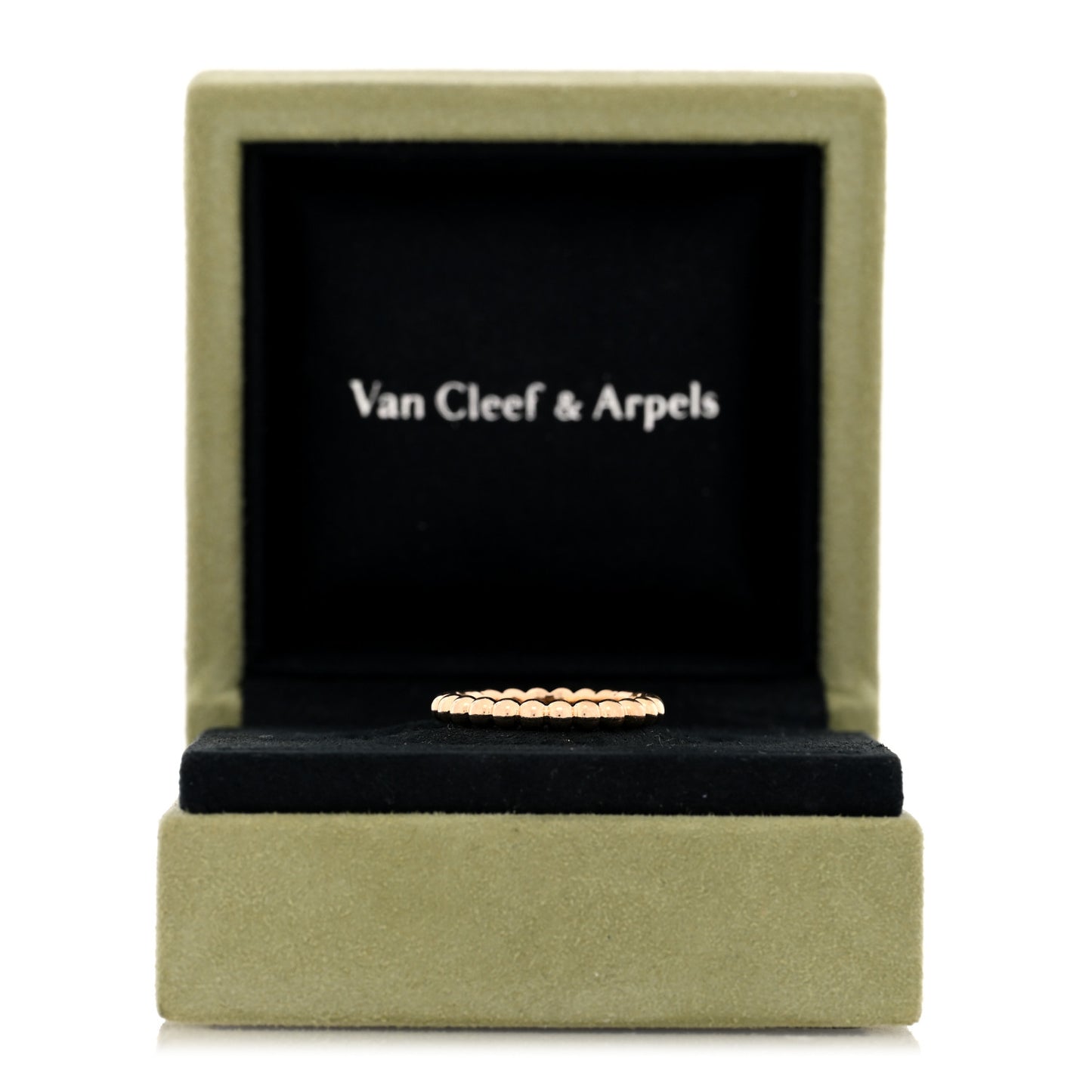 18K Rose Gold Medium Perlee Ring 52 6