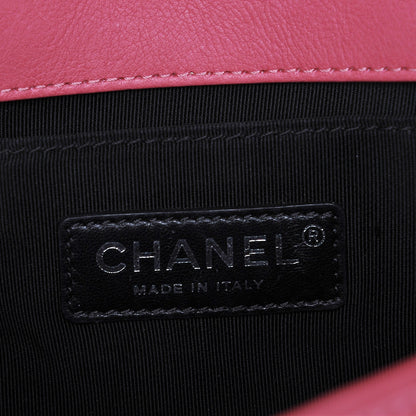 Chanel Calfskin Quilted Medium Boy Flap Pink 6 of 9