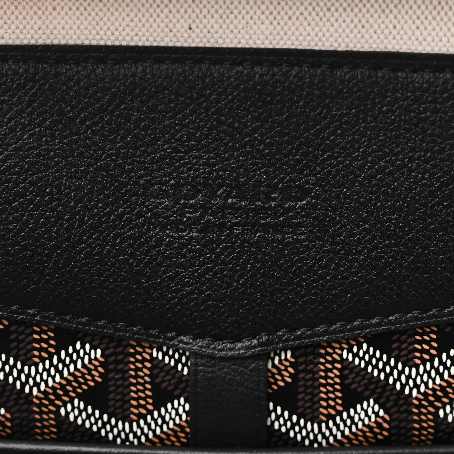 Goyard Goyardine Calfskin Cisalpin Backpack Black 6 of 9