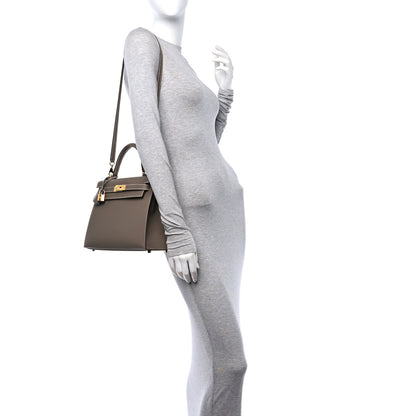 Hermes Epsom Kelly Sellier 28 Etoupe 2 of 11