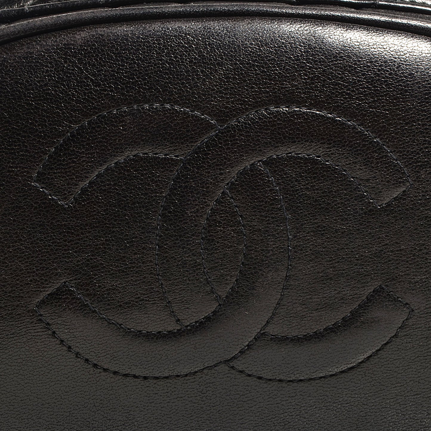 Lambskin Quilted Backpack Black