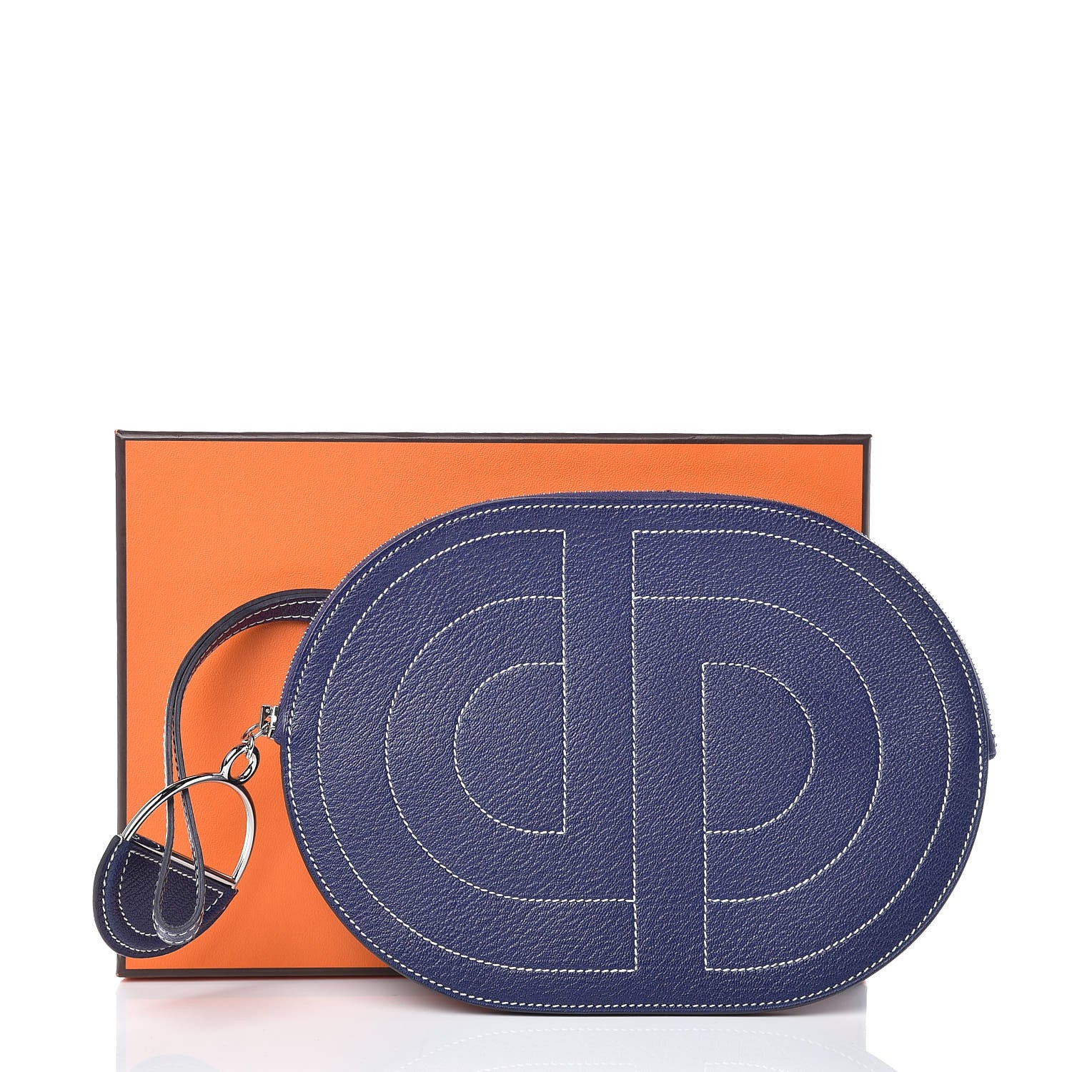 Hermes Chevre Mysore In-The-Loop-To-Go Pochette Bleu Encre 8 of 8