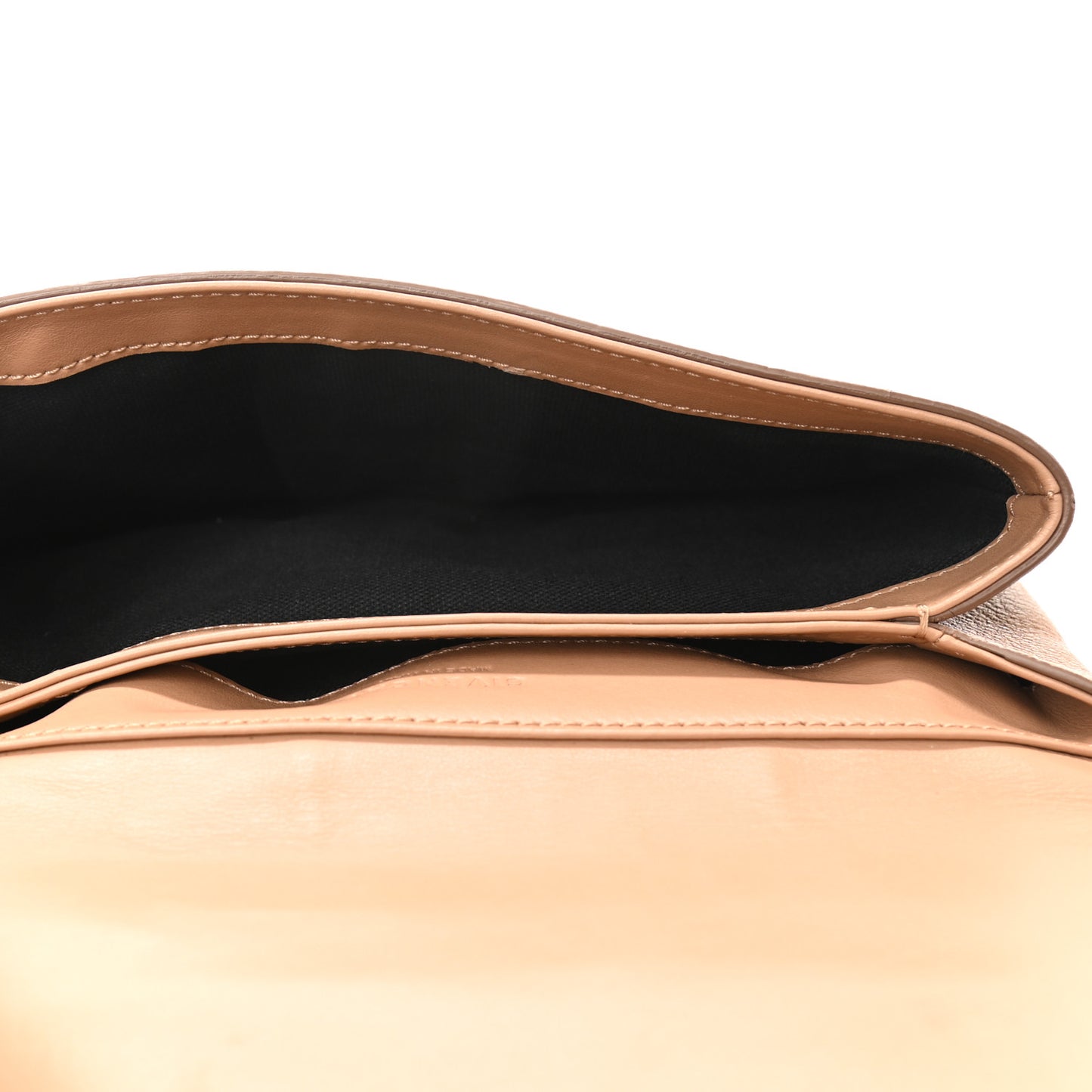 Calfskin Duetto Crossbody Bag Brown
