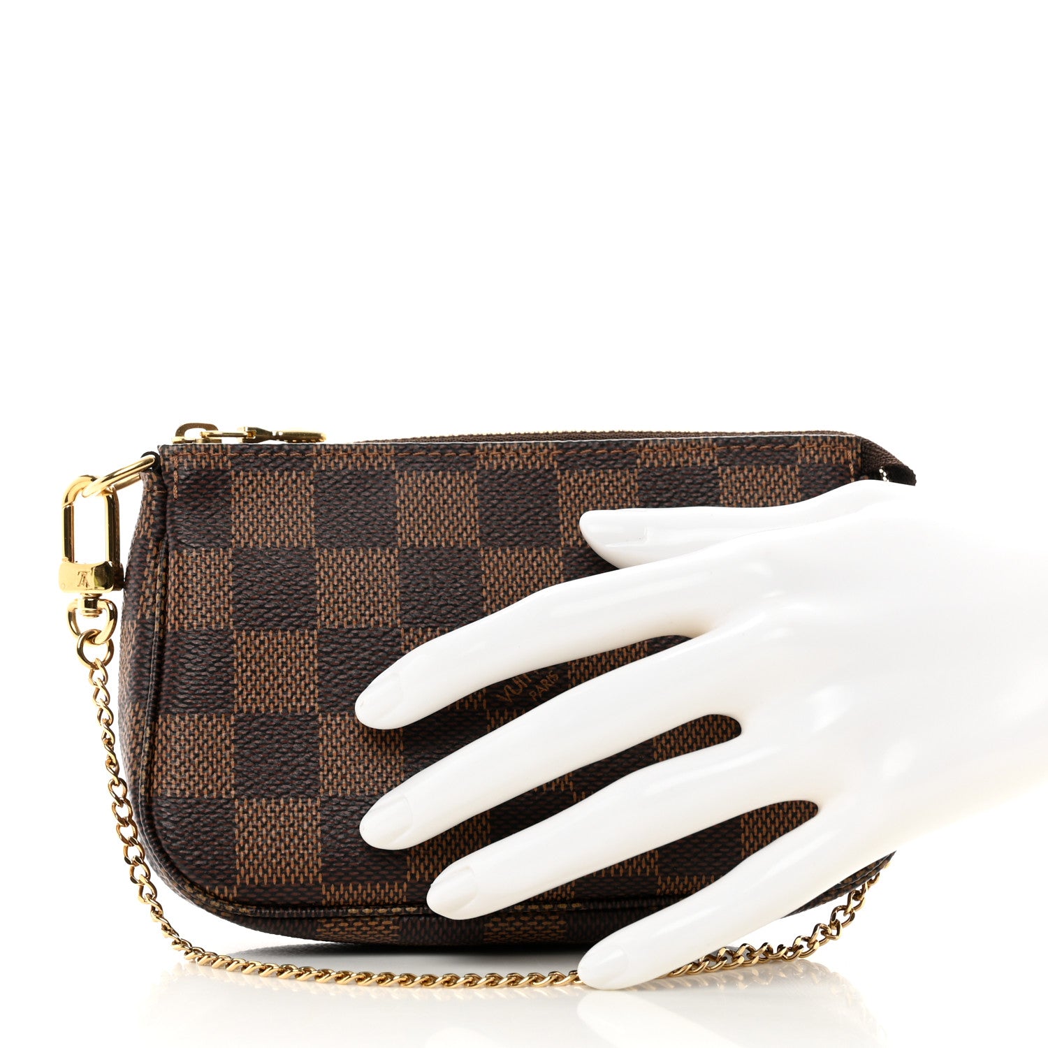Louis Vuitton Damier Ebene Mini Pochette Accessories 2 of 8