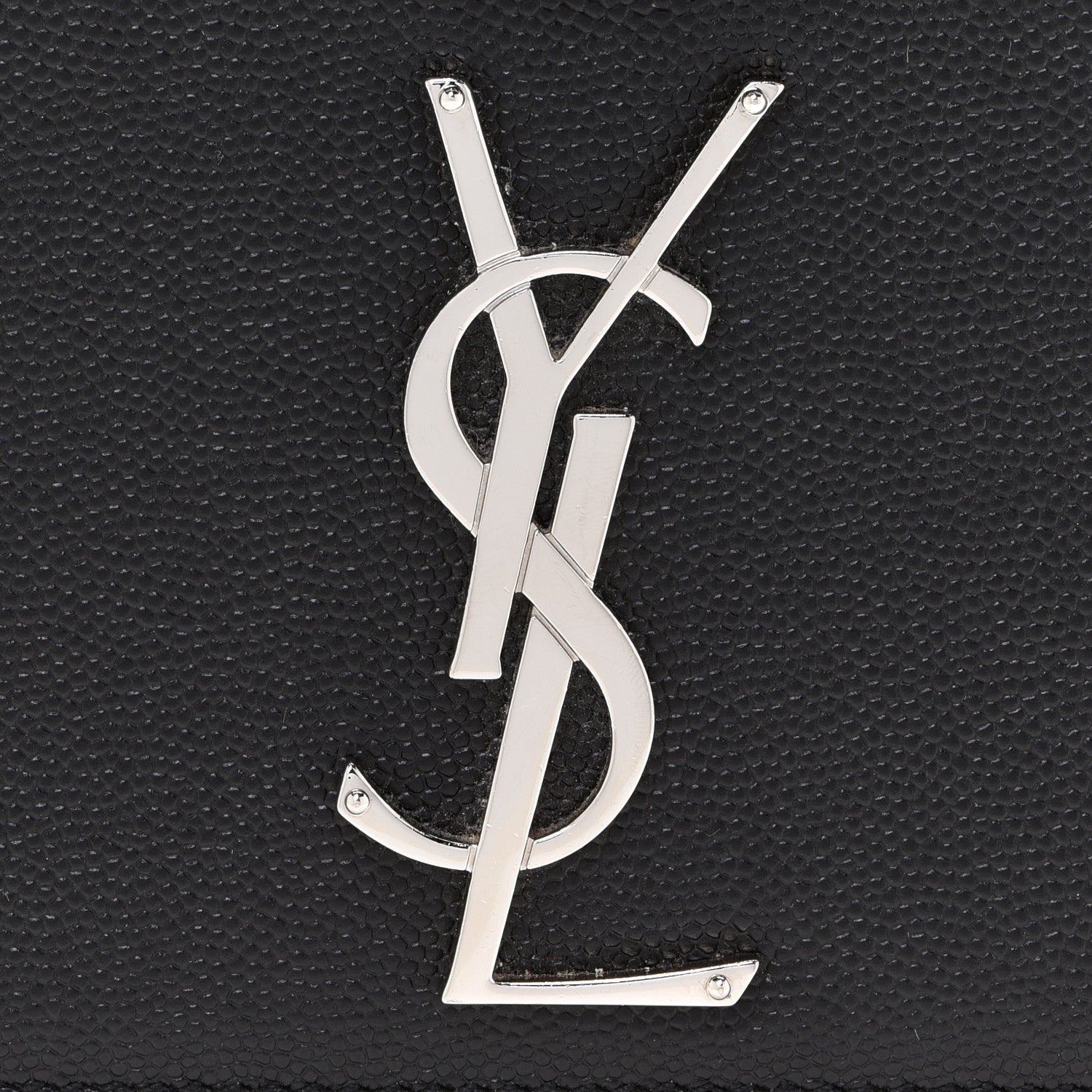 Saint Laurent Grain De Poudre Medium Classic Monogram Kate Satchel Black 8 of 12