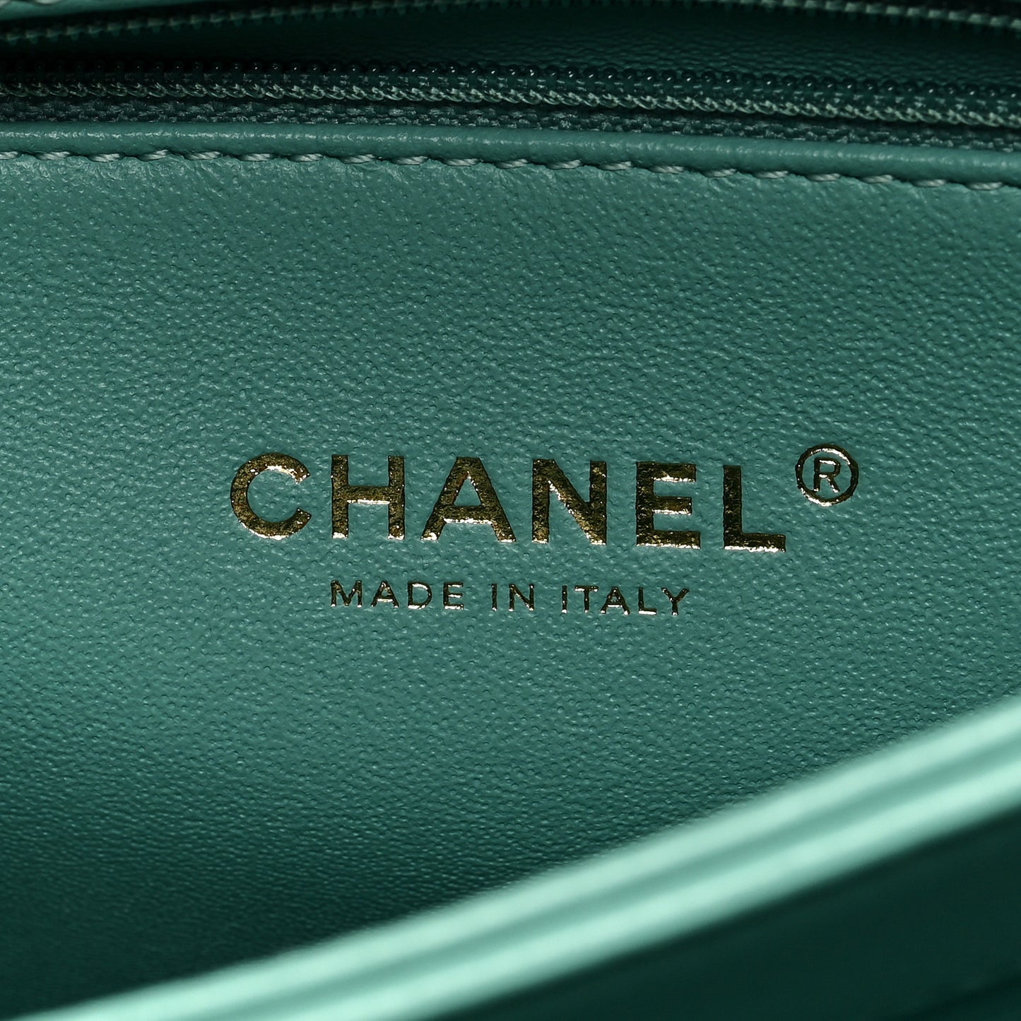 Lambskin Quilted Medium Trendy CC Flap Dual Handle Bag Light Green