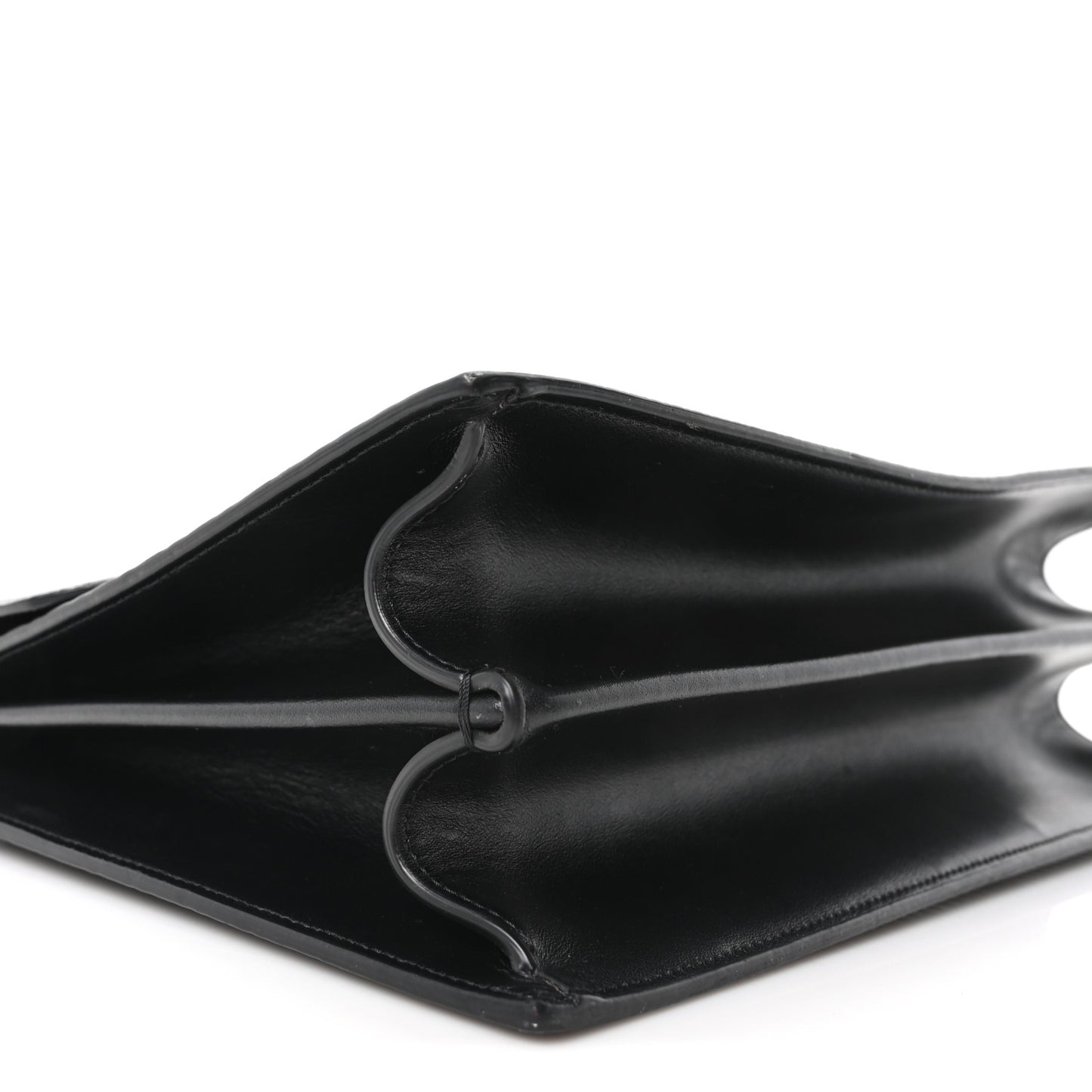 Calfskin Diamond Embossed Extra Large Elisa Shoulder Bag Black