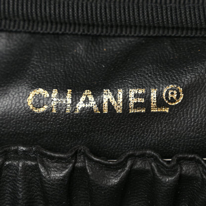 Chanel Caviar CC Vanity Cosmetic Case Black 6 of 11