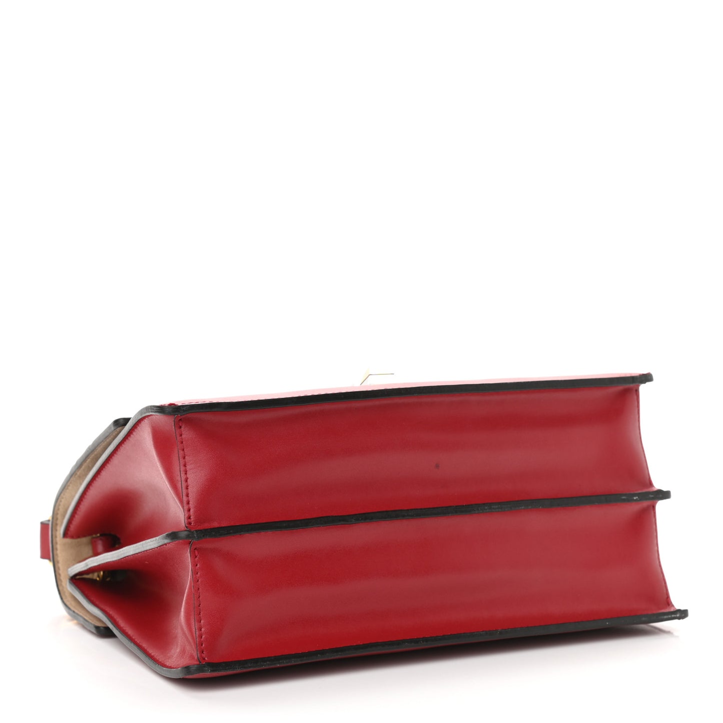 Vitello Liberty FF 1974 Embossed Kan I Shoulder Bag Fragola
