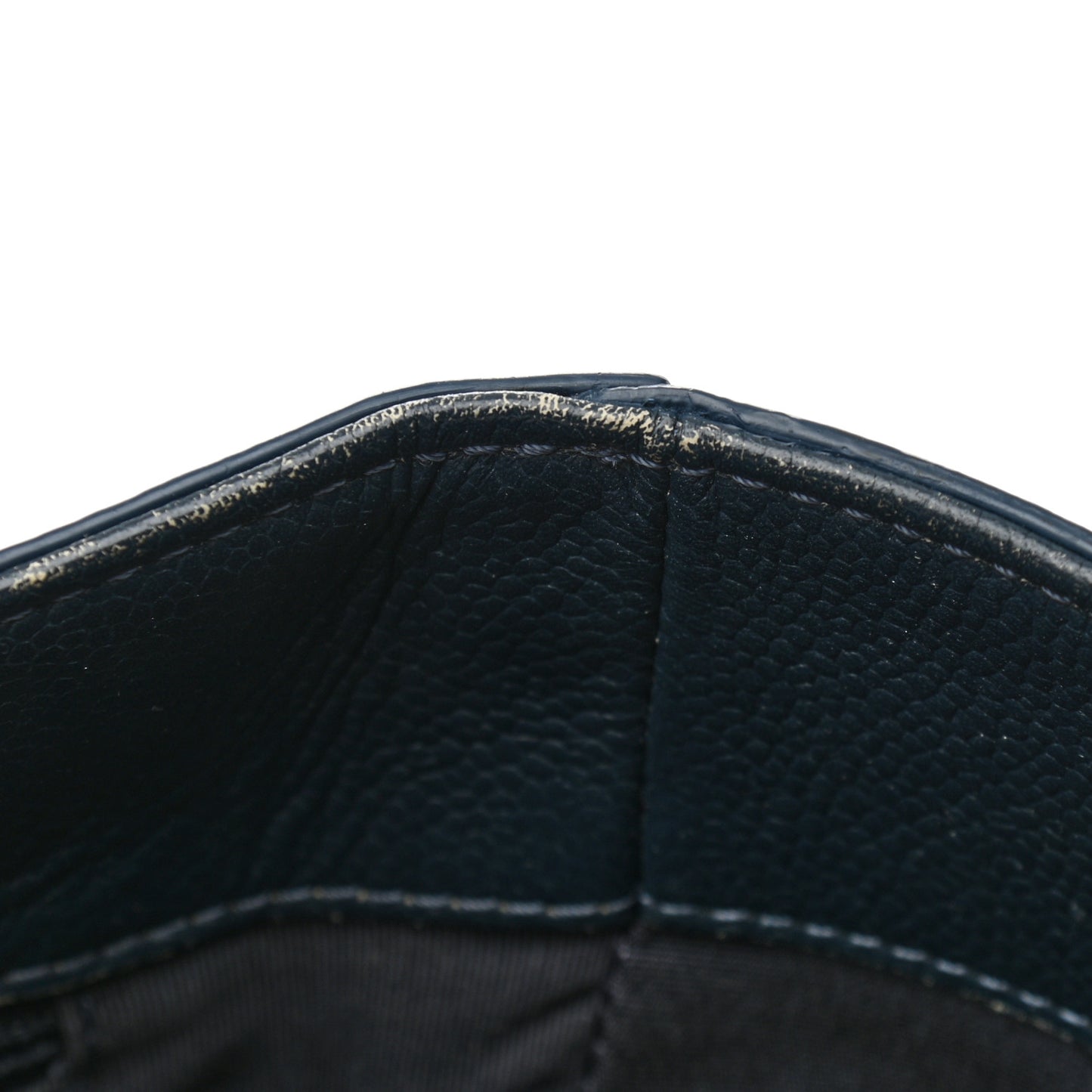 Caviar Quilted Large CC Box Shopping Tote Navy