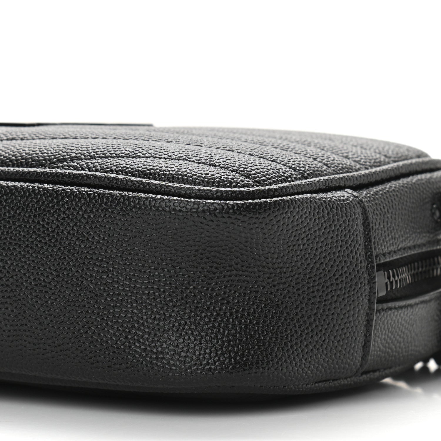 Saint Laurent Grain De Poudre Matelasse Monogram Mini Lou Camera Bag Black 7 of 8
