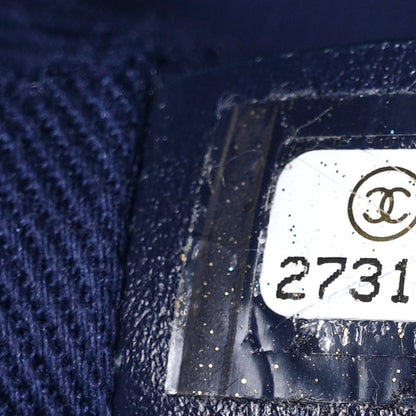 Chanel Denim Quilted Large Coco Handle Shopping Tote Blue 8 of 12