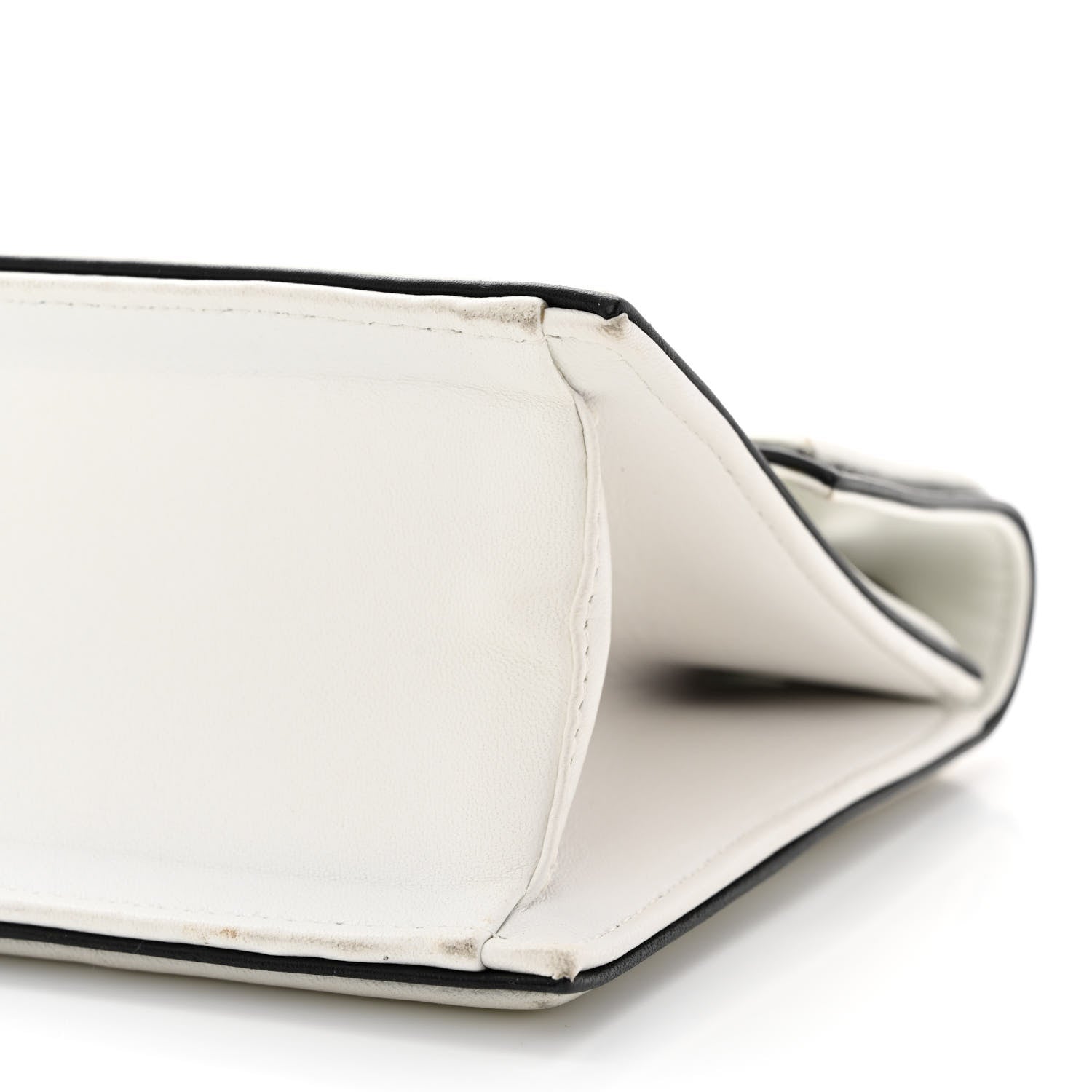 Chanel Lambskin Mademoiselle East West Flap White 10 of 11