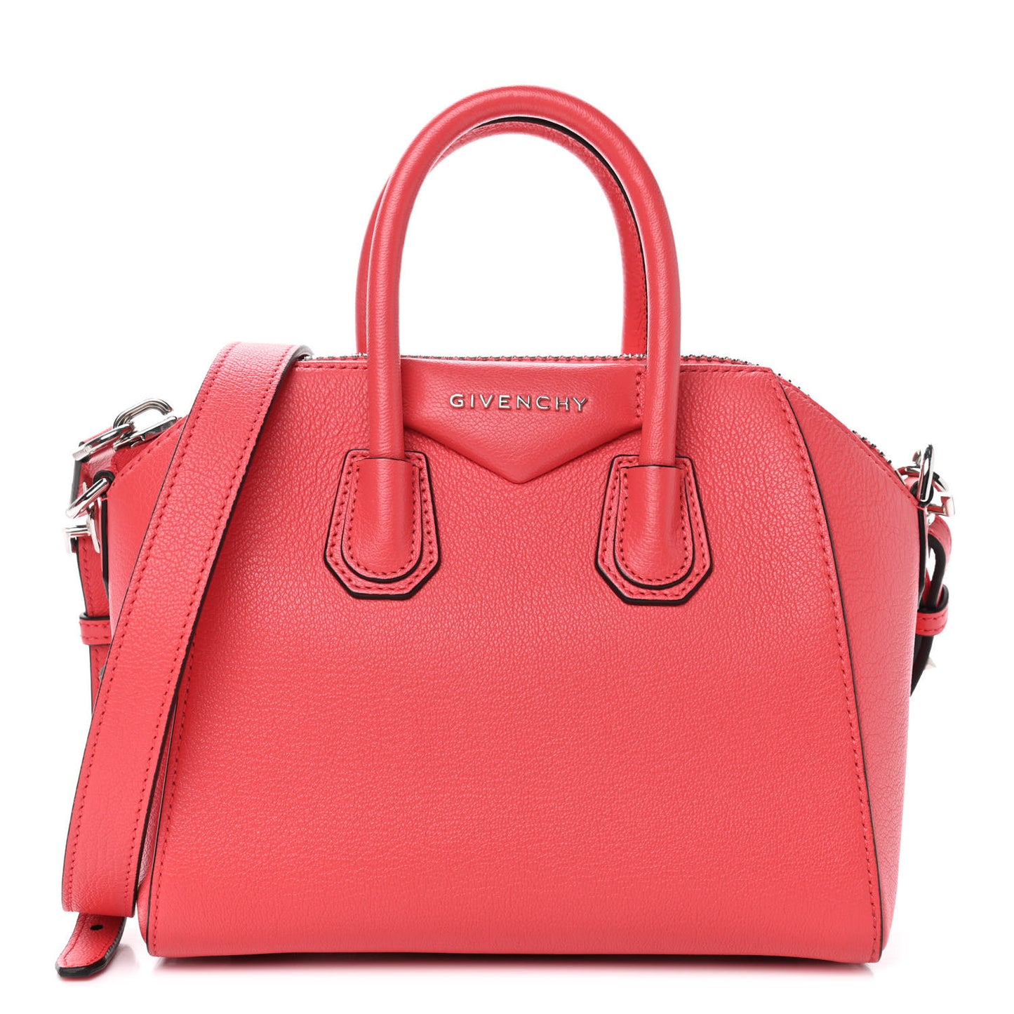 Sugar Goatskin Mini Antigona Lipstick Pink