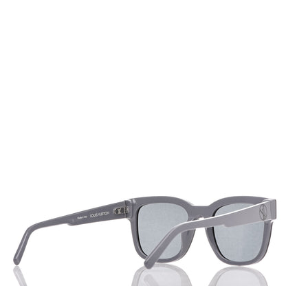 Louis Vuitton Outerspace Square Sunglasses Z1093E Black Grey 4 of 8