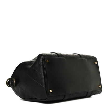 Chanel Calfskin Stitched CC Boston Black 4 of 16