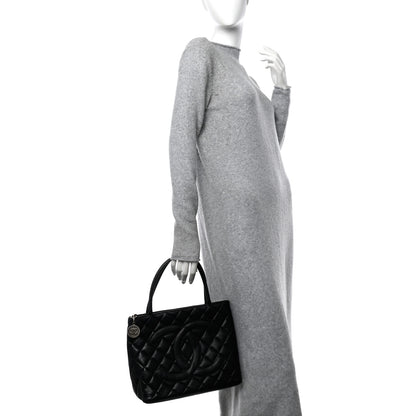 Chanel Caviar Quilted Medallion Tote Black 2 of 11