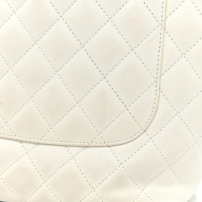 Chanel Calfskin Quilted Medium Cambon Tote White Black 18 of 20