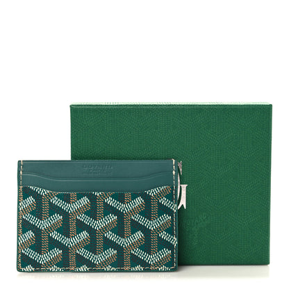 Goyard Goyardine Saint Sulpice Card Holder Green 7 of 7