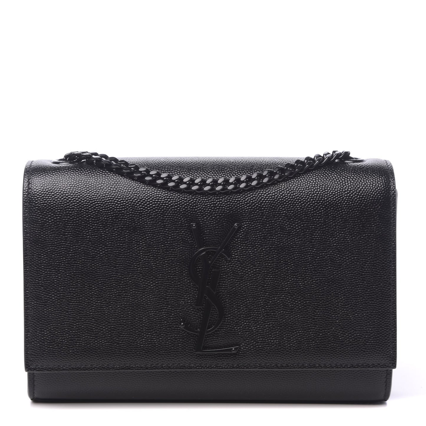 Grain De Poudre Small Monogram Kate Satchel Black
