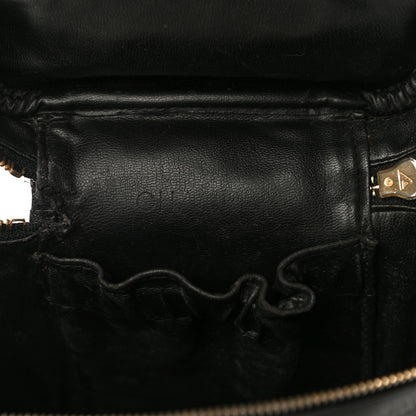 Chanel Lambskin Vanity Cosmetic Case Black 6 of 20