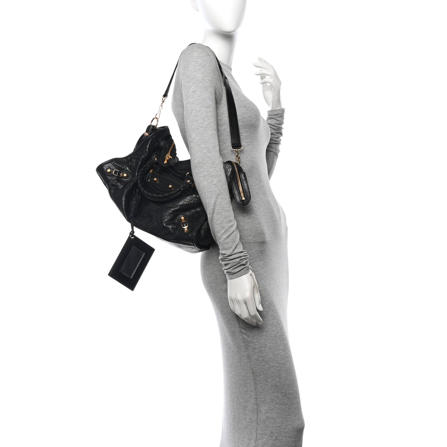 Agneau Giant 12 Gold Hardware City Black