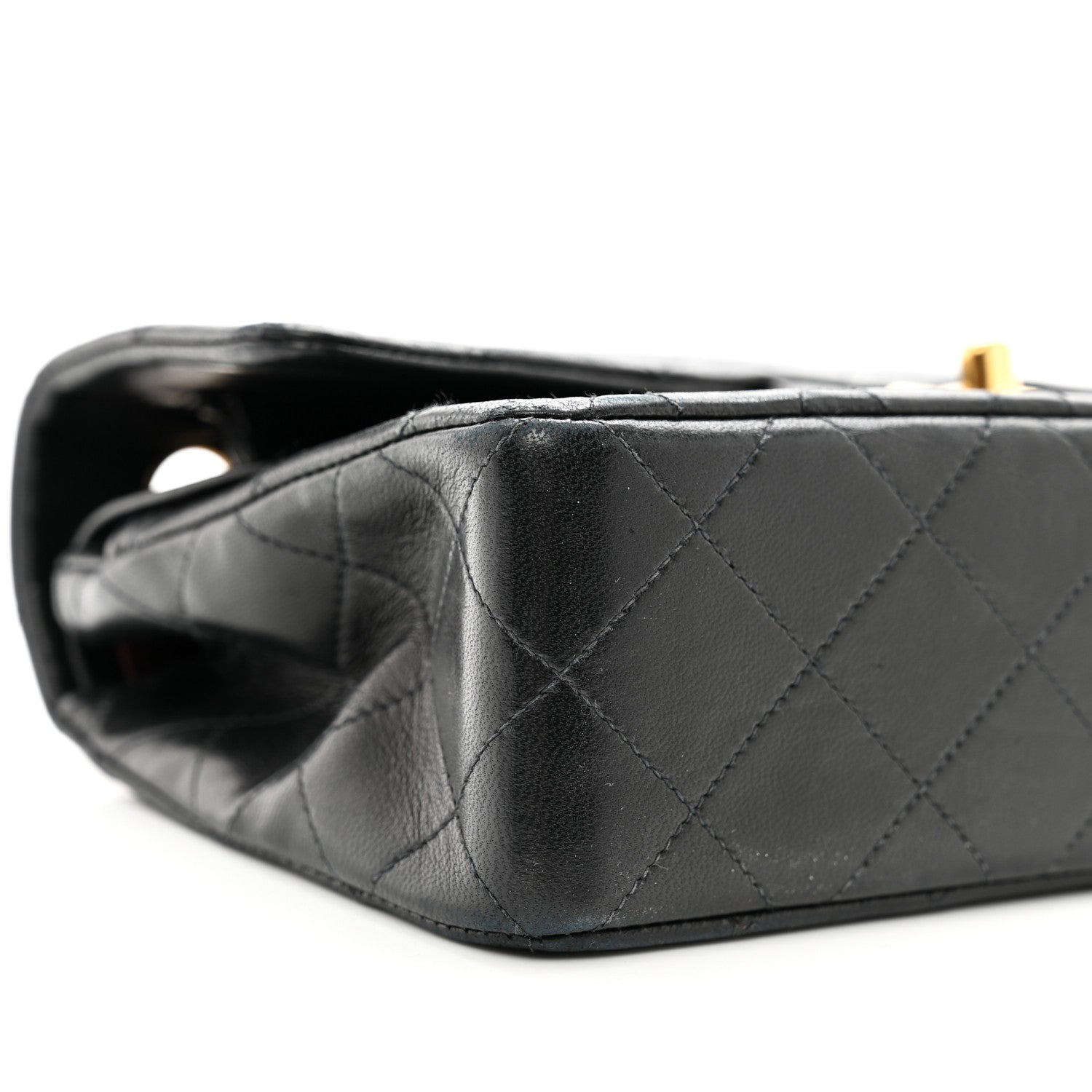 Chanel Lambskin Quilted Small Double Flap Black 9 of 15