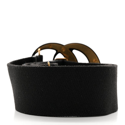 Gucci Elastic Crystal Embellished Plexiglass GG Marmont Belt 100 40 Black 2 of 3