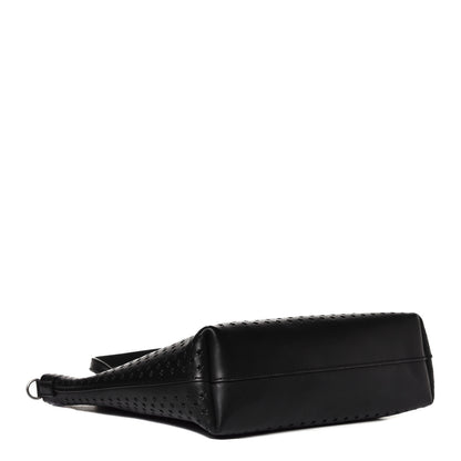 Saint Laurent Calfskin Star Perforated Toy Shopping Tote Black 3 of 4