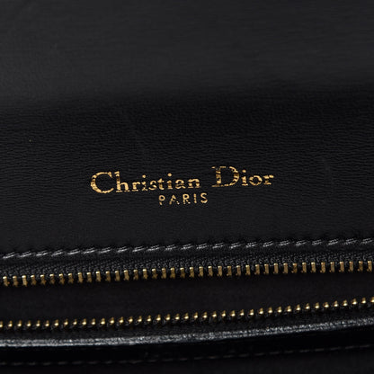 Christian Dior Lambskin Studded Medium Diorama Flap Bag Black 6 of 17