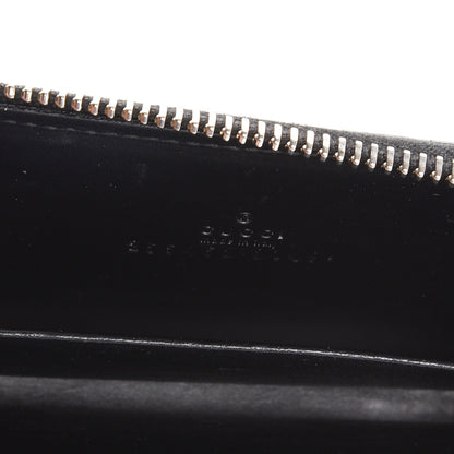 Gucci Guccissima Zip Around Card Case Black 6 of 7