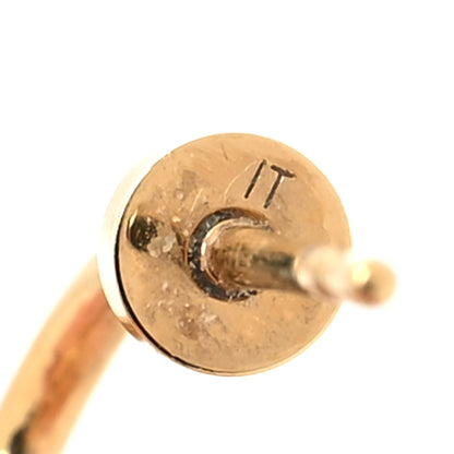 Louis Vuitton Brass Blooming Earrings Gold 5 of 6