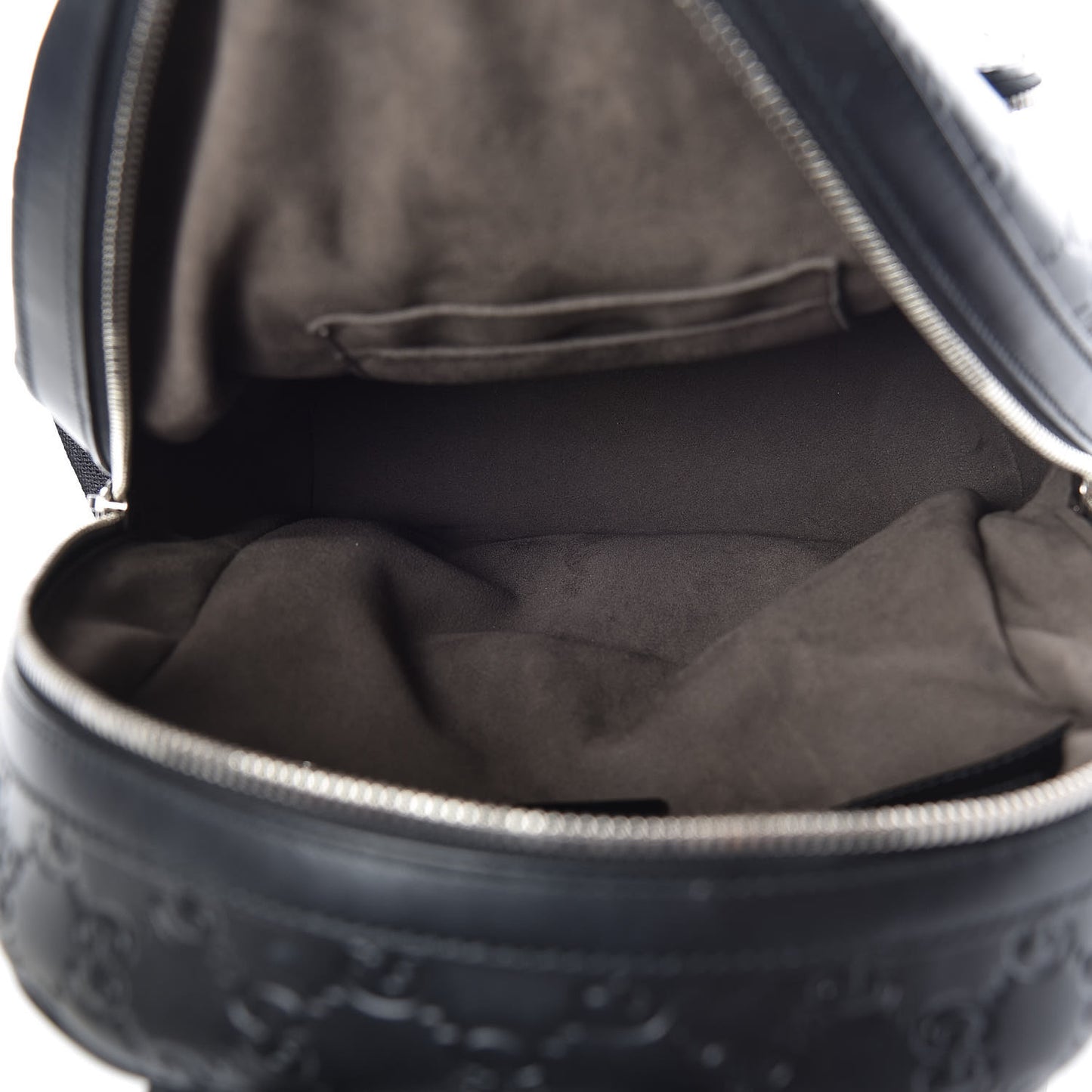 Guccissima Signature Small Day Backpack Black