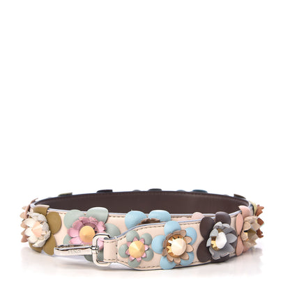 Fendi Vitello Dolce Flowerland Studded Strap You Camelia Moresco Multicolor 1 of 3