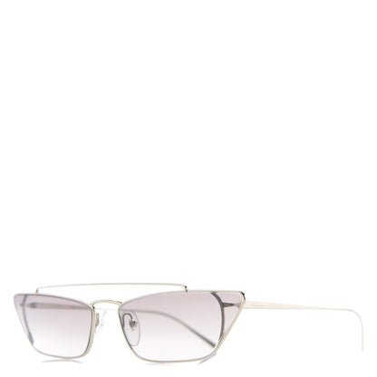 Prada Metal Cat Eye Sunglasses SPR 64U Gold 1 of 8