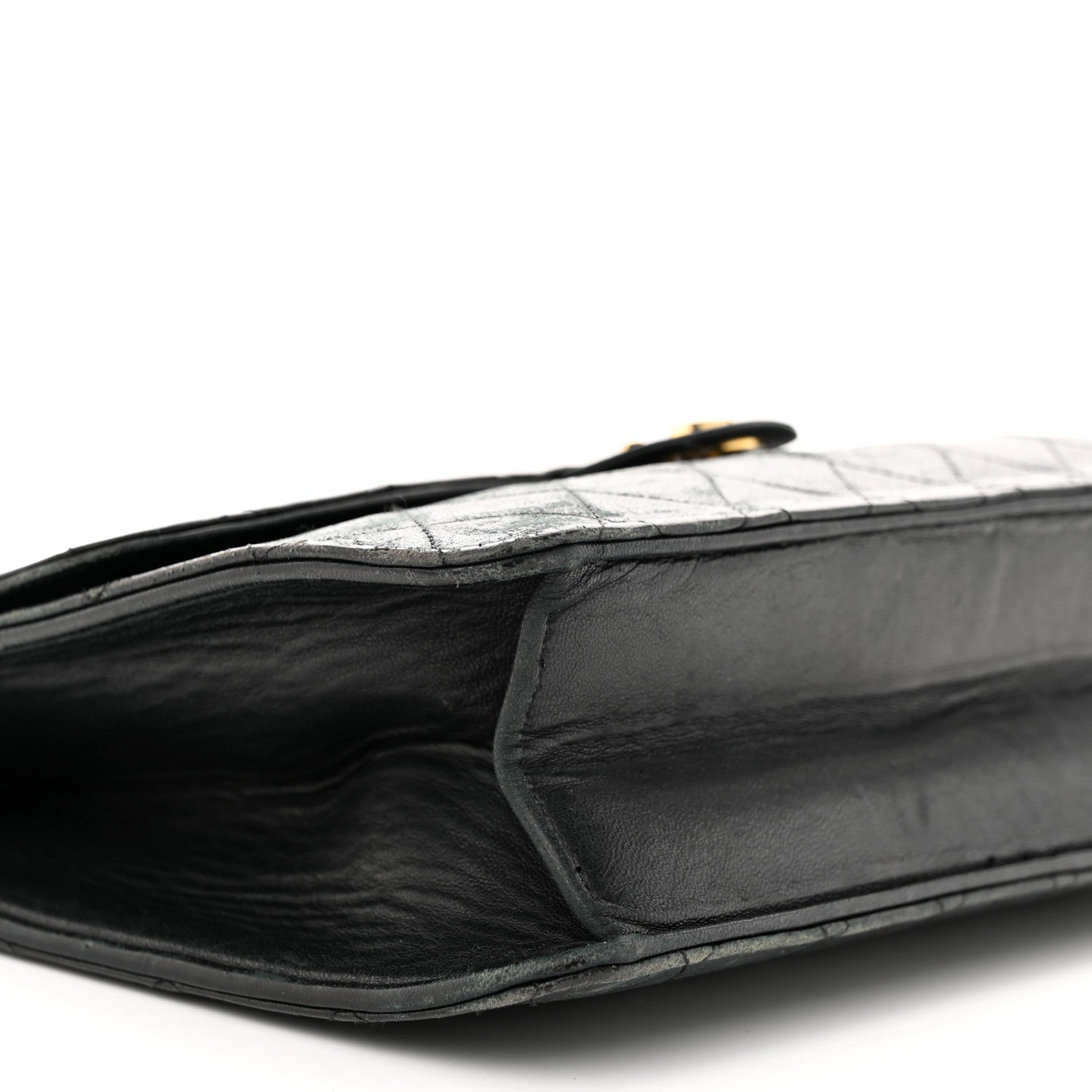 Chanel Lambskin Quilted Jumbo Single Flap Black 9 of 18