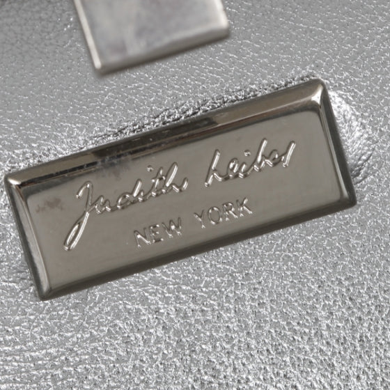 Crystal Diamond Look Evening Bag Silver