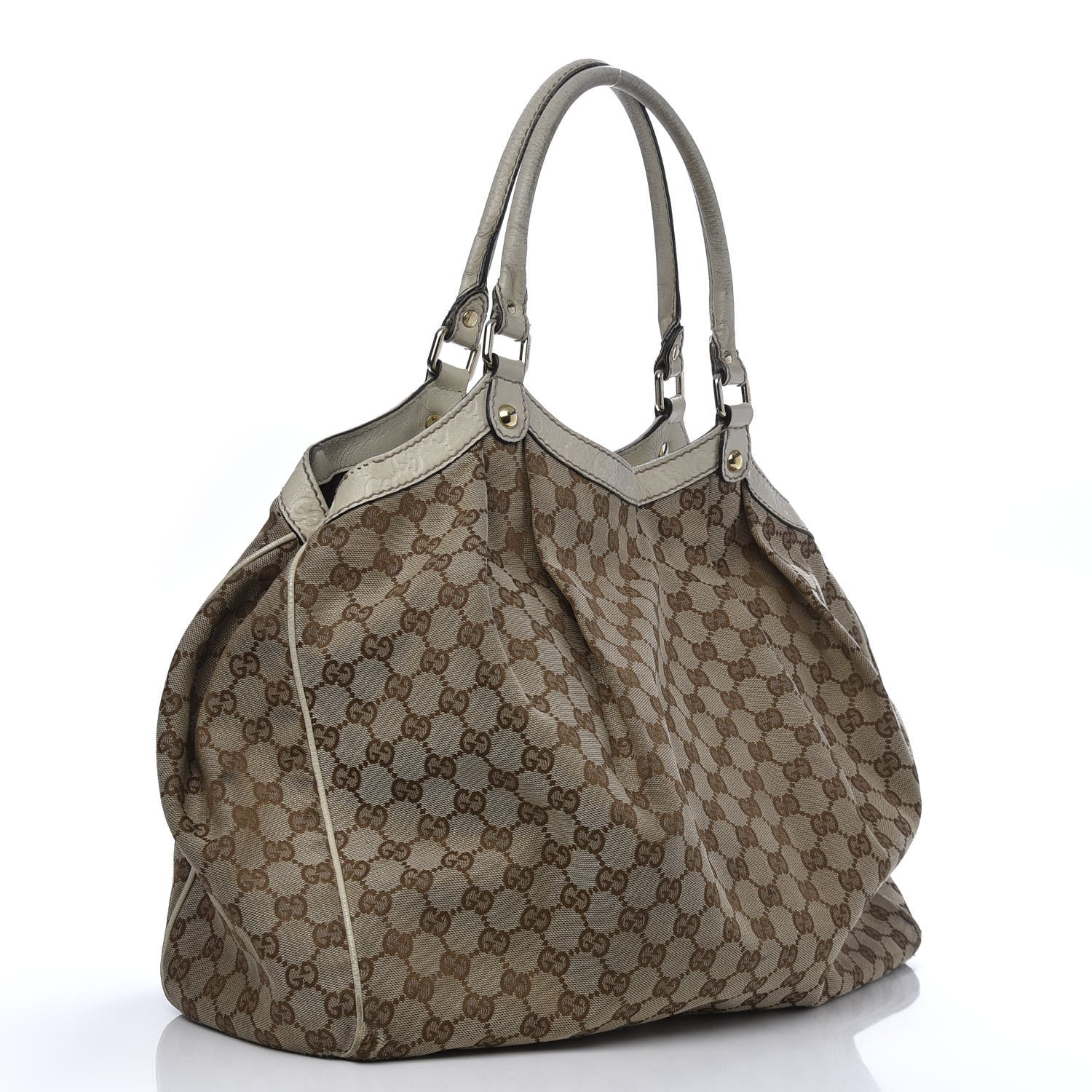 Gucci Monogram Large Sukey Tote Off White 3 of 26