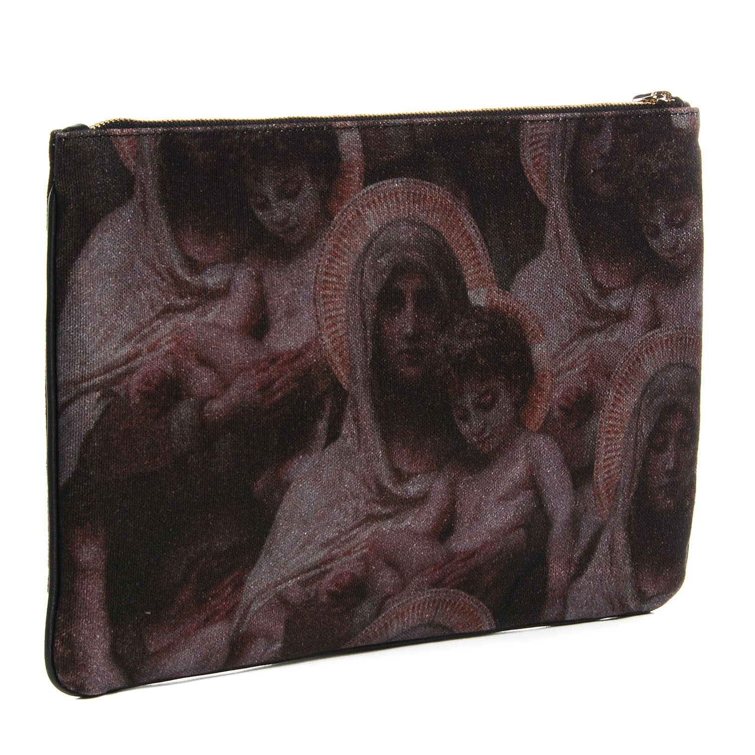 Givenchy Canvas Madonna Print Clutch Black 3 of 8