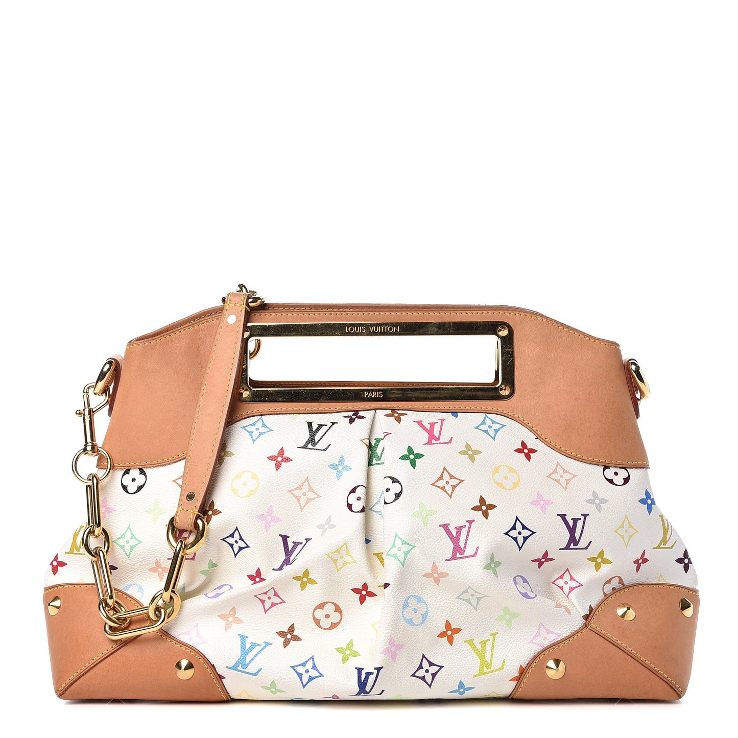 Monogram Multicolor Judy GM White