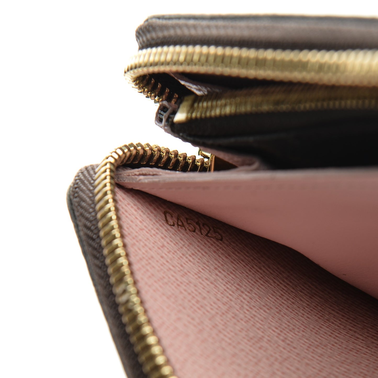 Monogram Clemence Wallet Rose Ballerine