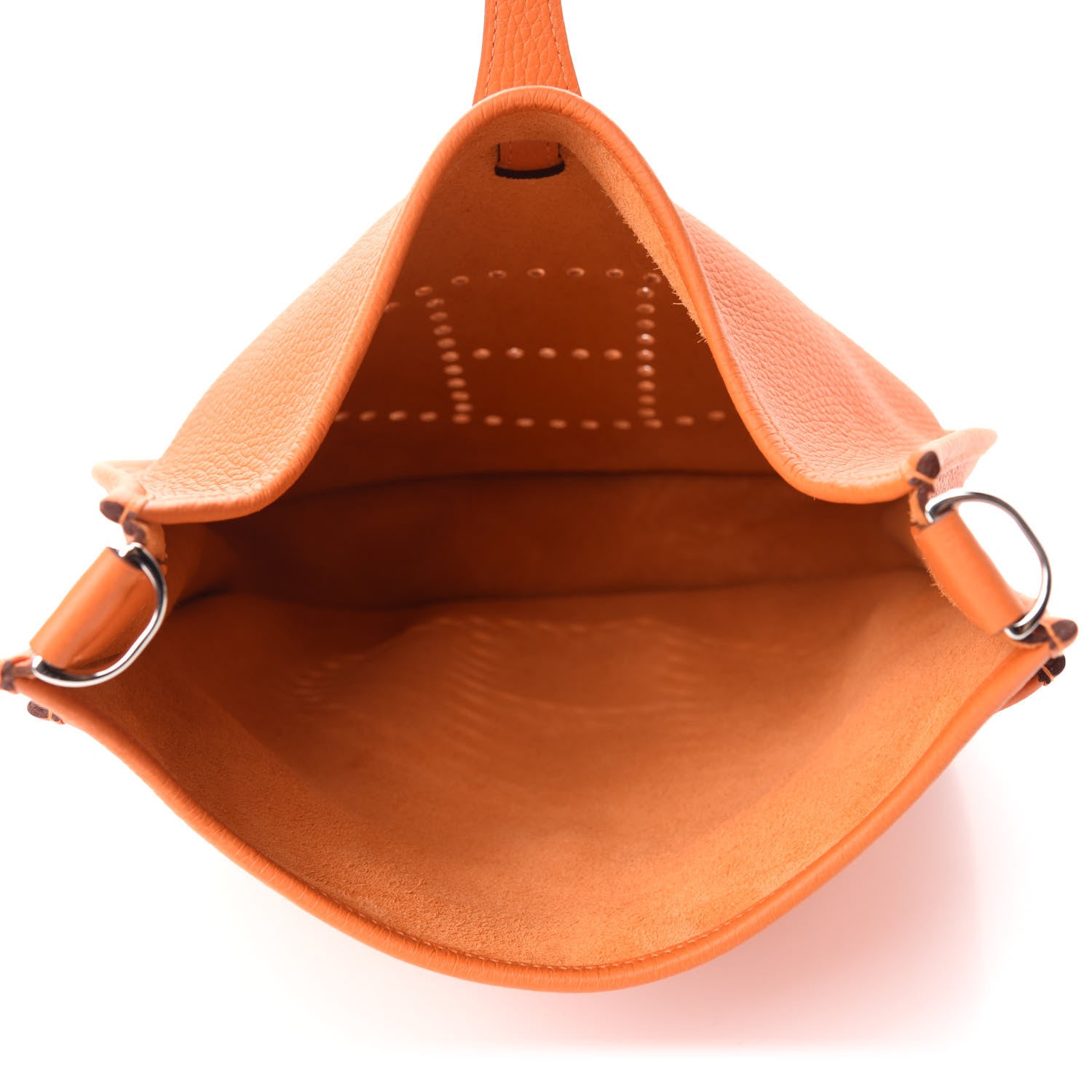 Hermes Taurillon Clemence Evelyne III PM Orange 5 of 13