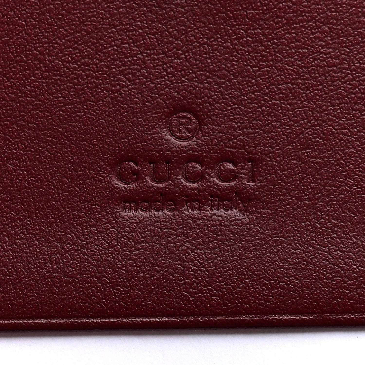Gucci Calfskin Matelasse GG Marmont Card Case Wallet Rosso Ancora 6 of 8