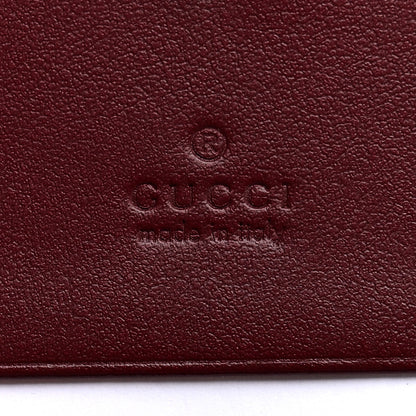 Gucci Calfskin Matelasse GG Marmont Card Case Wallet Rosso Ancora 6 of 8